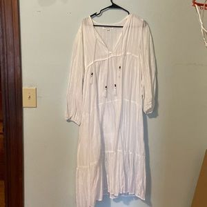 Emerson Fry white peasant dress
